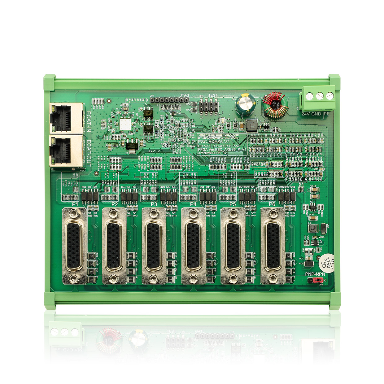 EtherCAT 6軸控制（脈沖/模擬量）運動模塊
